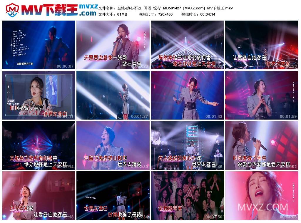 金池-痴心不改_国语_流行_MD501427